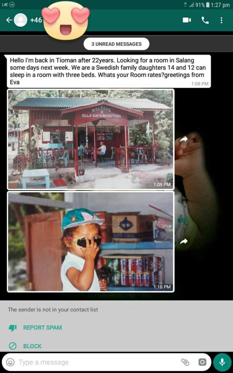 Ella'S Place Salang Tioman Kampong Ayer Batang Екстериор снимка